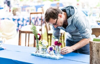 Thorsten bei der Arbeit