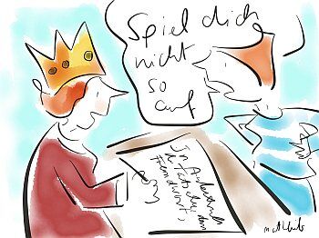 Spiel dich nicht auf!