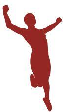 Läufer im Ziel - das Ziel ist eine über-mich-Seite