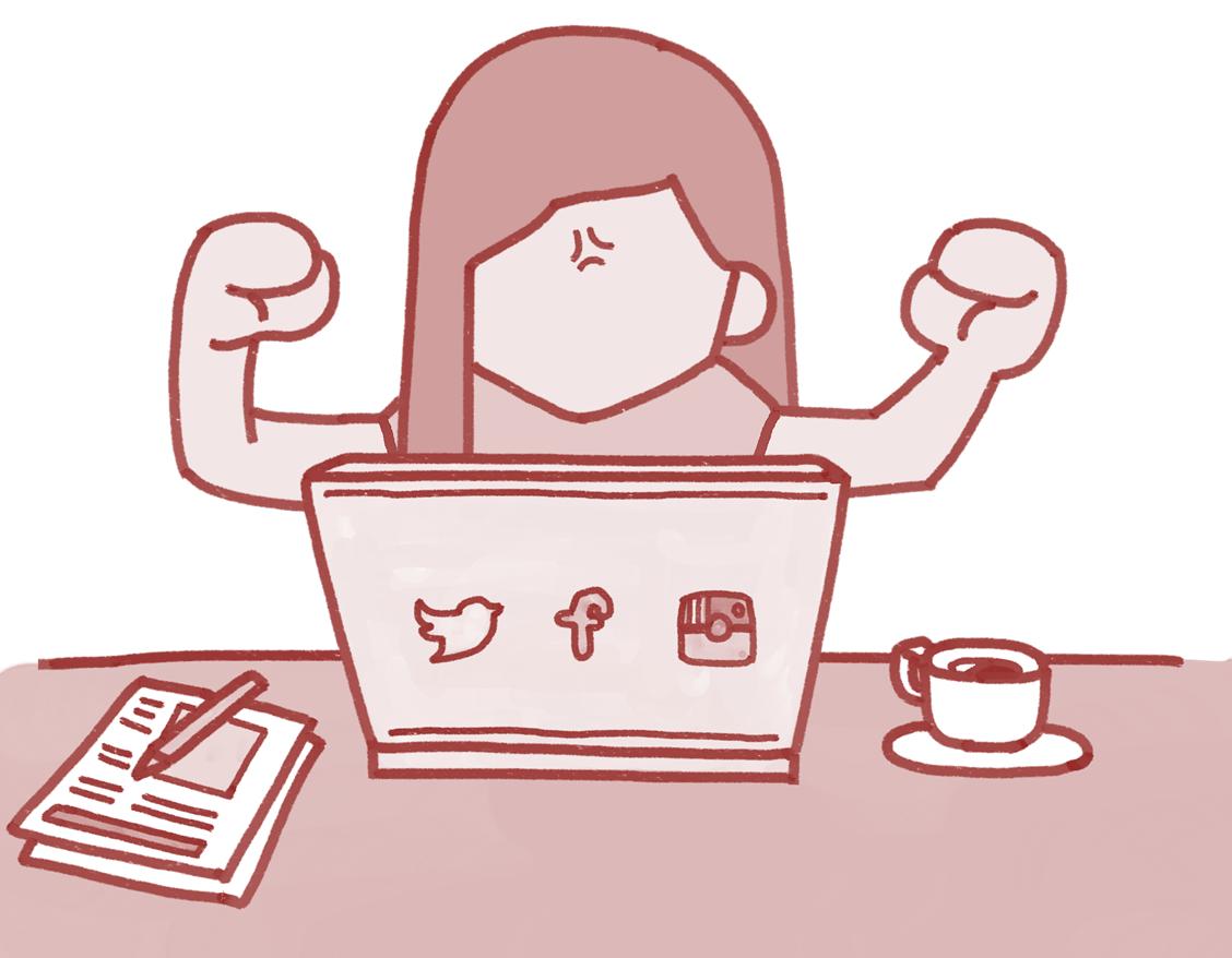 Freude über das Lob für den Werbetext