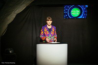 Effi B. Rolfs auf der Bühne