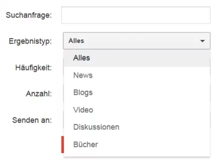 Bild zum Feld Ereignistyp