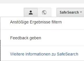 Funtkion "SafeSearch"