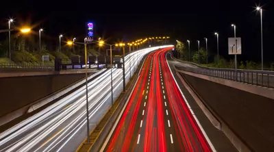 Viel Verkehr auf der Straße