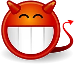 Teuflisches Smiley