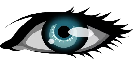 Auge, das beobachtet