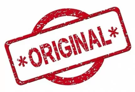Stempel mit der Aufschrift "Original"