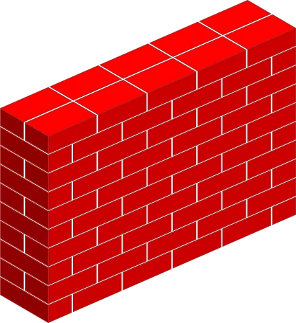Eine Ziegelsteinmauer