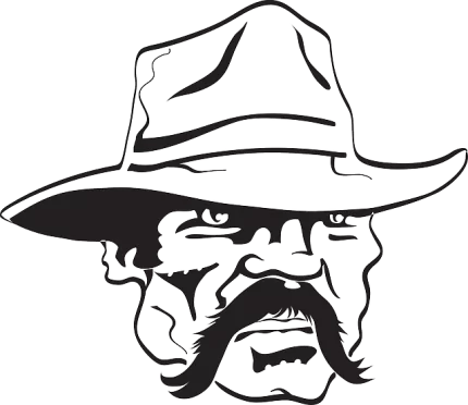 schlecht gelaunter Cowboy