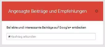 Angesagte Beiträge auf Google+