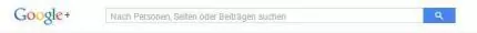 Suchfeld bei Google+