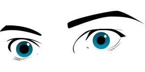 Blaue Augen
