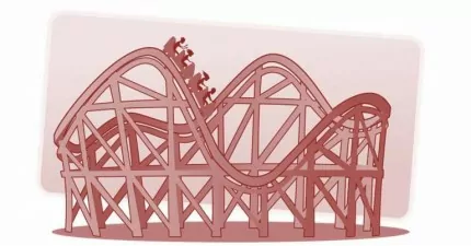 Das Leben ist eine Achterbahn