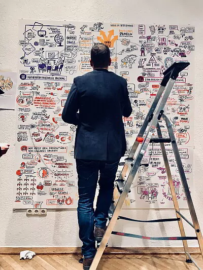 Michael Geiß macht Visualisierungen