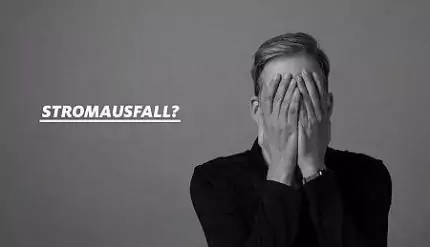 Carsten Rossi bei Stromausfall