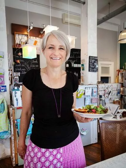 Eva Kirchhoff von der Etagerie Offenbach