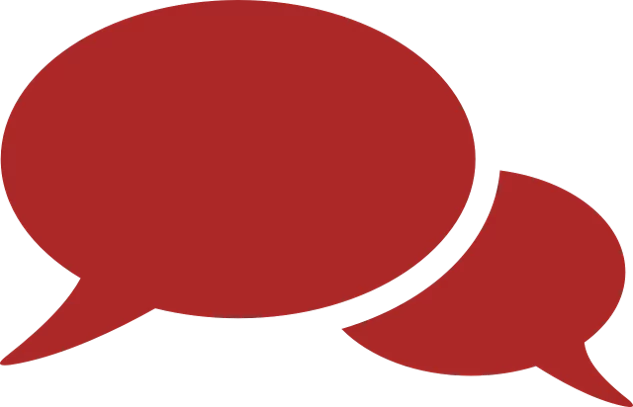 Elevator Pitch: zwei Sprechblasen stehen für die Frage nach dem Beruf und die Antwort